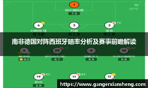 南非德国对阵西班牙赔率分析及赛事前瞻解读
